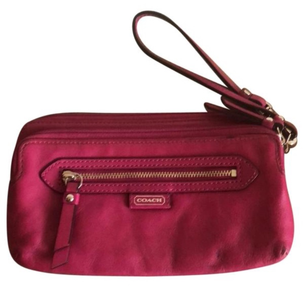 Coach Leather Wristlet